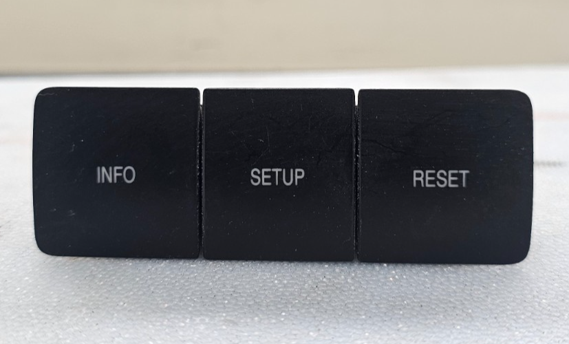 08-12 Ford Focus Escape Info Setup Reset Dash Control Memory Switch Push Button