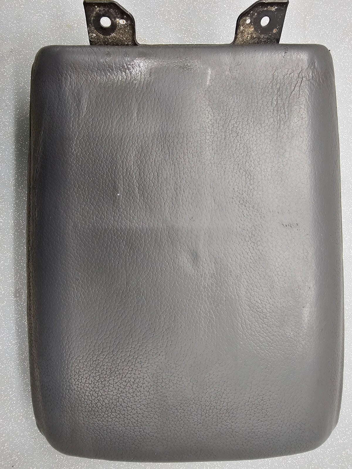 🔥03-08 Honda Pilot Front Center Console Lid Arm Rest Cover Leather Gray OEM