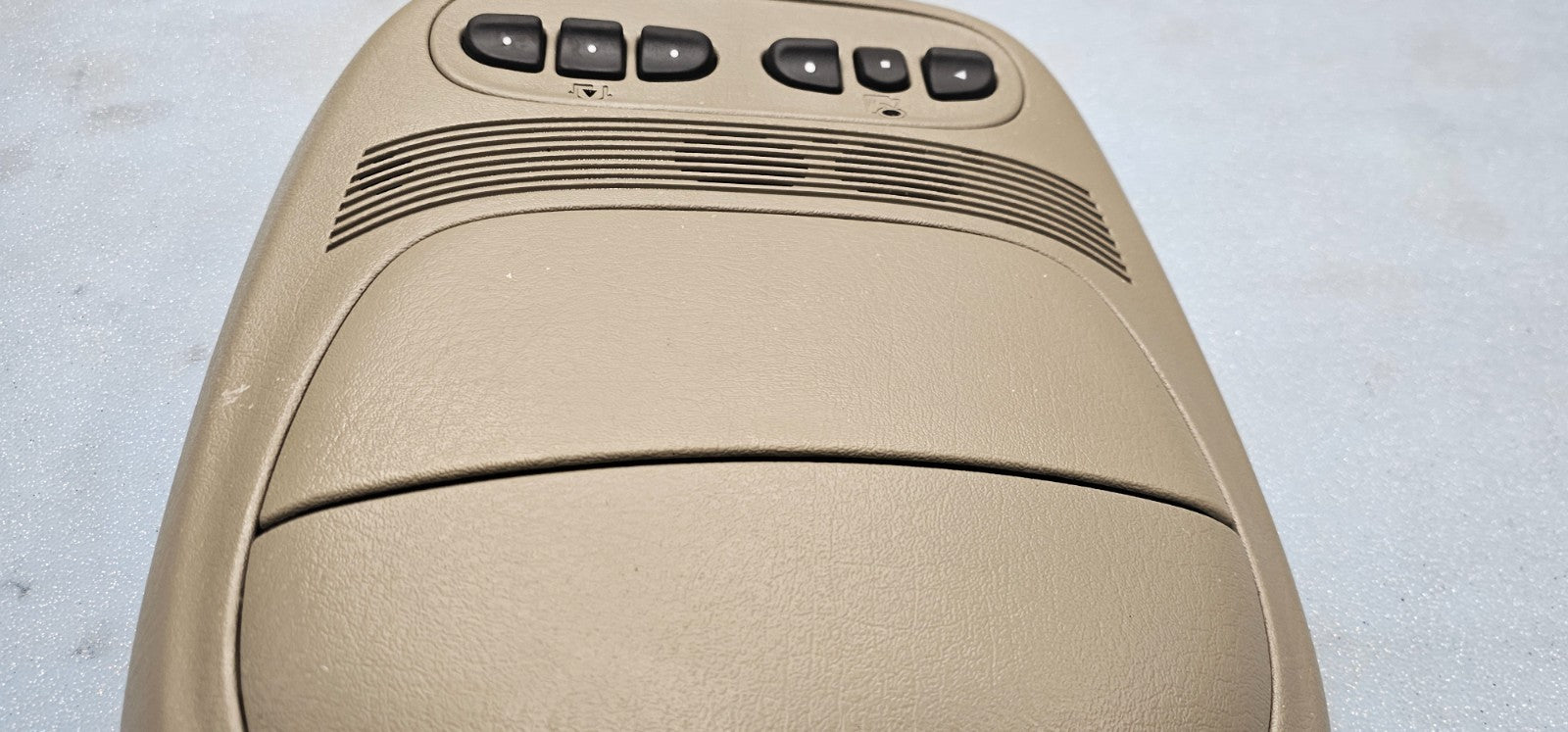🔥02-09 TRAILBLAZER ENVOY OVERHEAD CONSOLE DOME LIGHT MAP STORAGE ASSEMBLY TAN