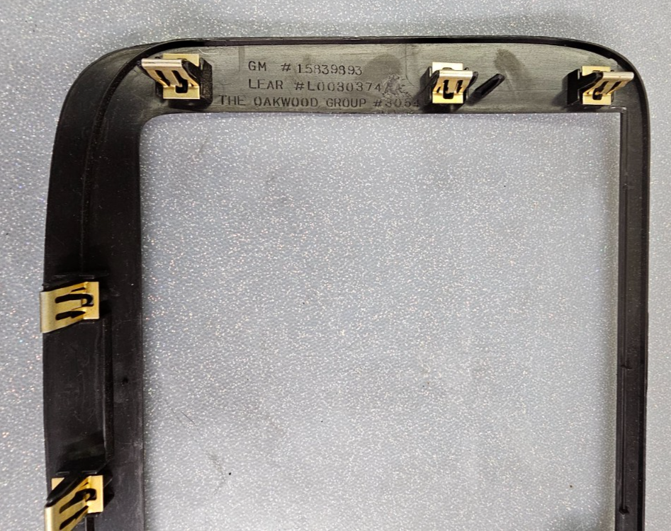 🔥06-11 Buick Lucerne Radio Climate Control Center Dash Bezel Trim Silver