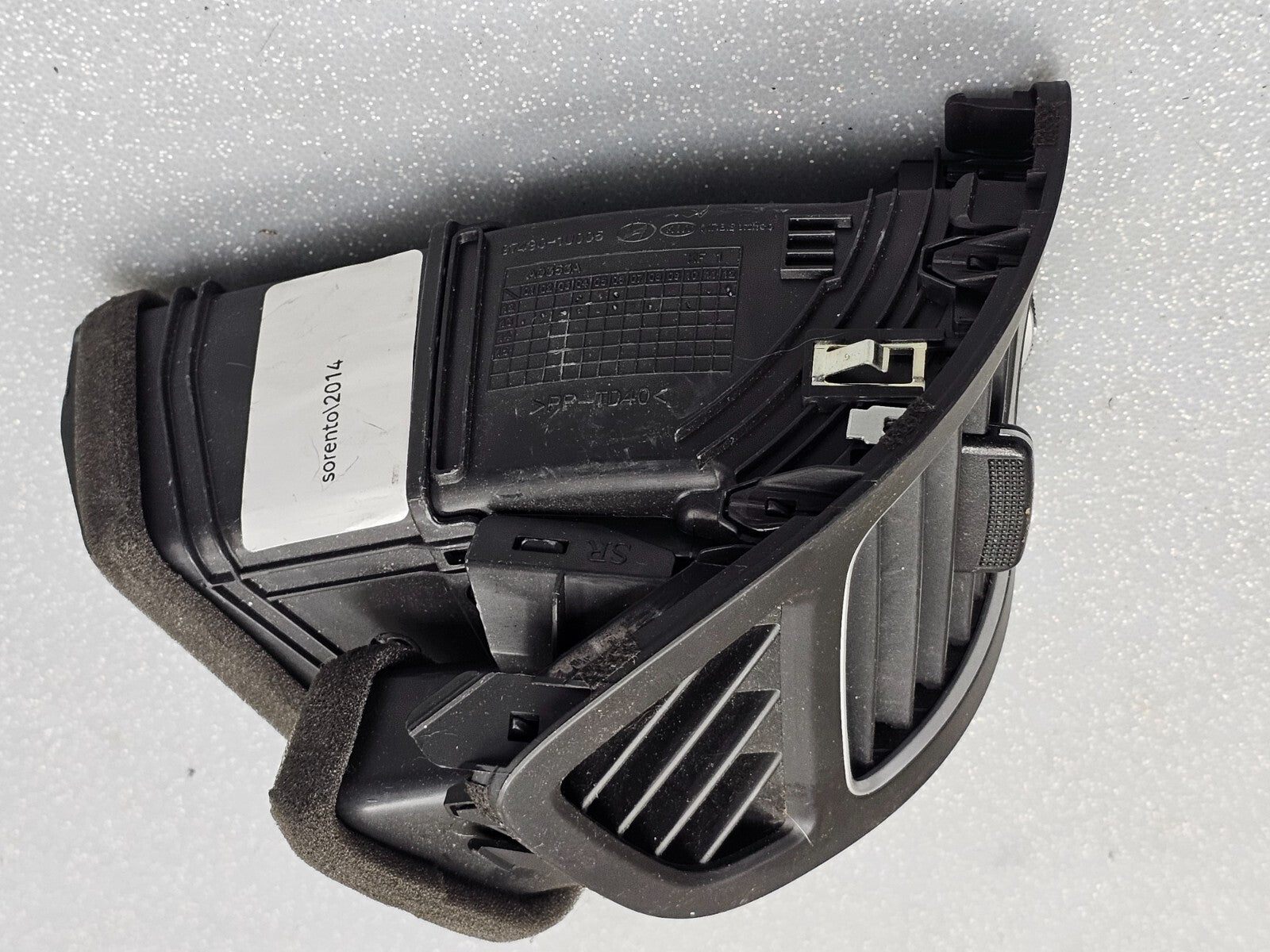 🔥14-15 Kia Sorento Dash Right Passenger AC Heater Air Vent Conditioning Black