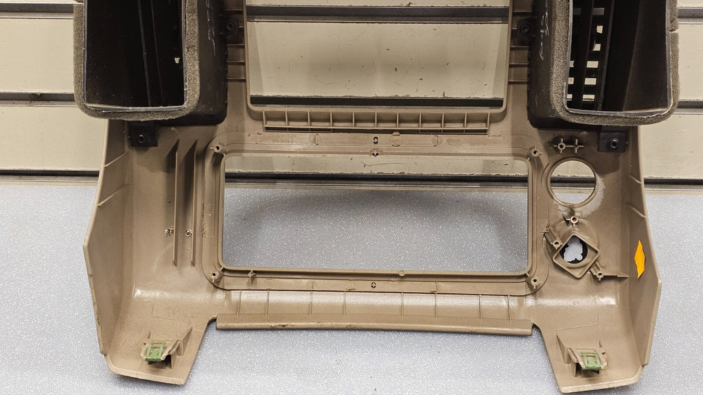 🔥05-12 Pathfinder Dash FM Radio Stereo DisplayTrim Panel Bezel Climate Tan B75