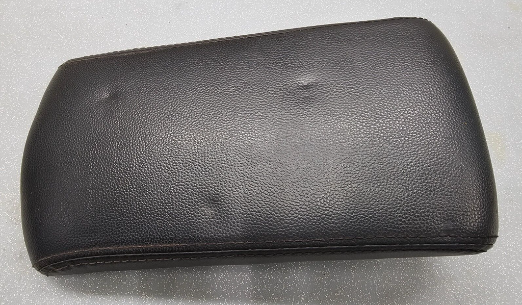 🔥08-13 Rogue Front Center Console Storage Arm Rest Lid Cover Leather Black OEM