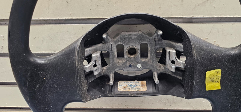 🔥1997-2003 Ford F-150 Leather Steering Wheel Cruise Dash Assembly Black