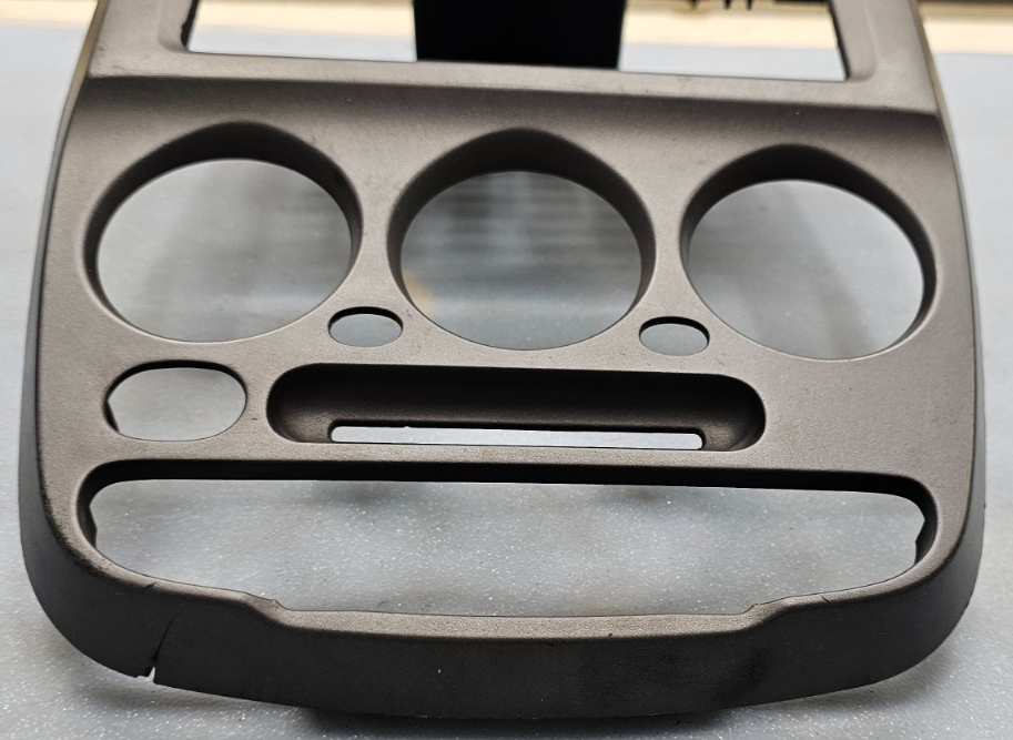 🔥03-05 Hyundai Accent Dash Radio Trim Panel Stereo Display Climate Bezel Black