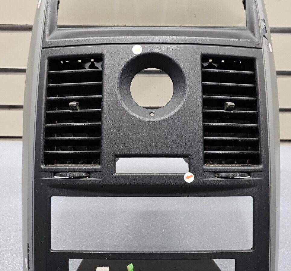 08-10 Grand Caravan Town Country Dash AM FM Radio Stereo Trim Bezel Panel Black