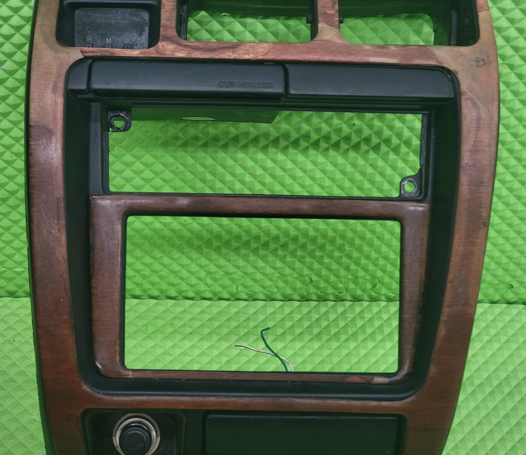 🔥96-99 Toyota 4Runner Center Dash Radio Stereo Display Climate Bezel Wood B56