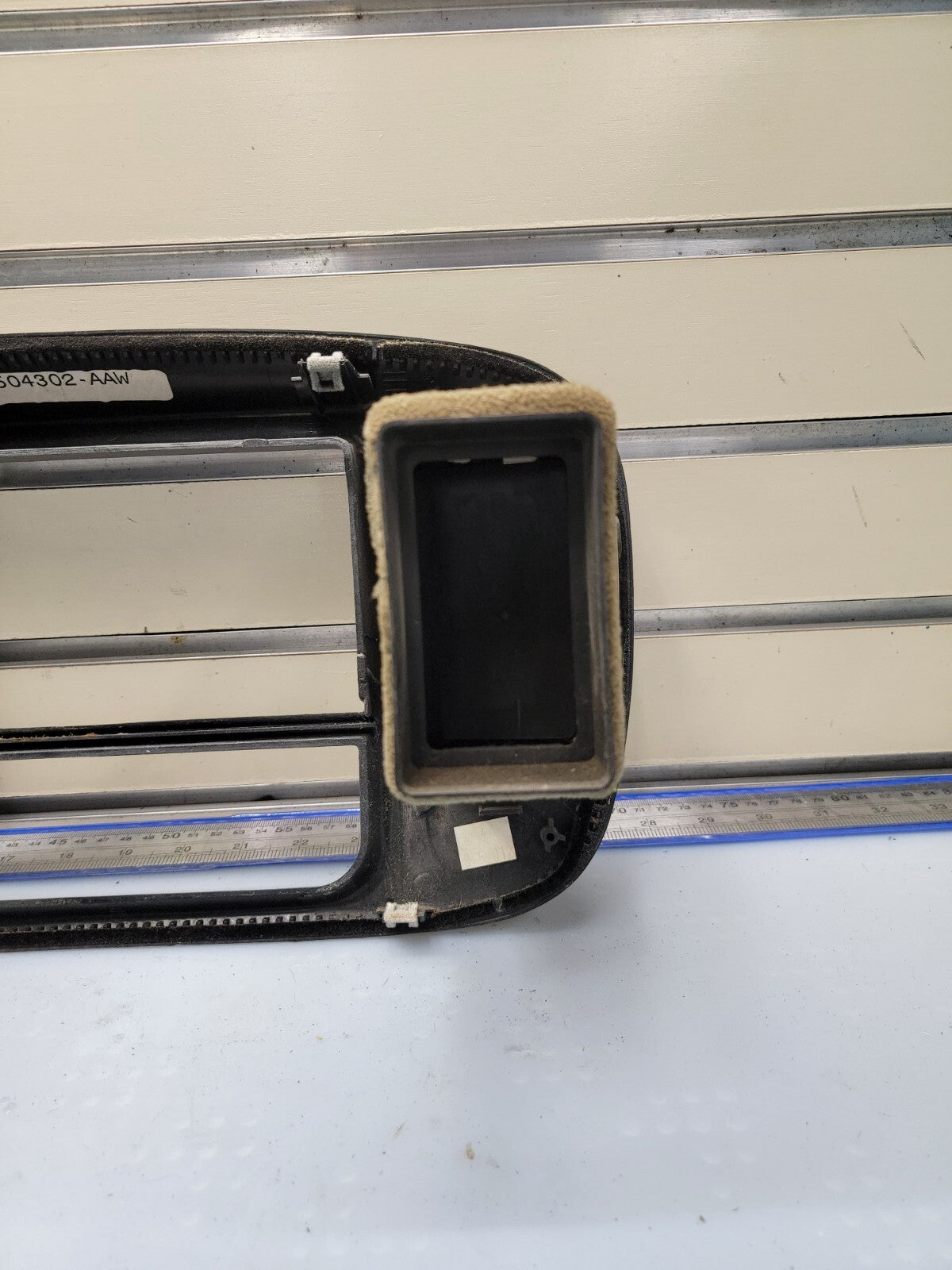🔥97-03 Ford F150 Center Dash Radio Climate Trim BEZEL Panel AIRBG Line GRAY