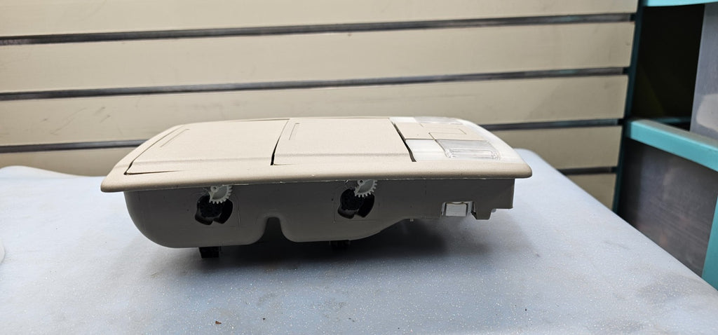🔥07-19 EDGE TAURUS F150 FRONT OVERHEAD CONSOLE DOME LIGHT STORAGE ASSEMBLY TAN
