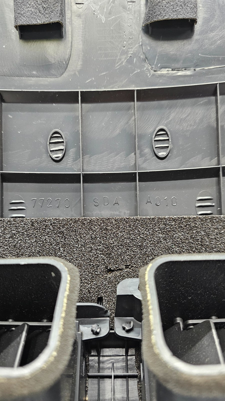 🔥03-07 Accord Center Dash Bezel Air Vent Heater Conditioning Trim Panel BLACK