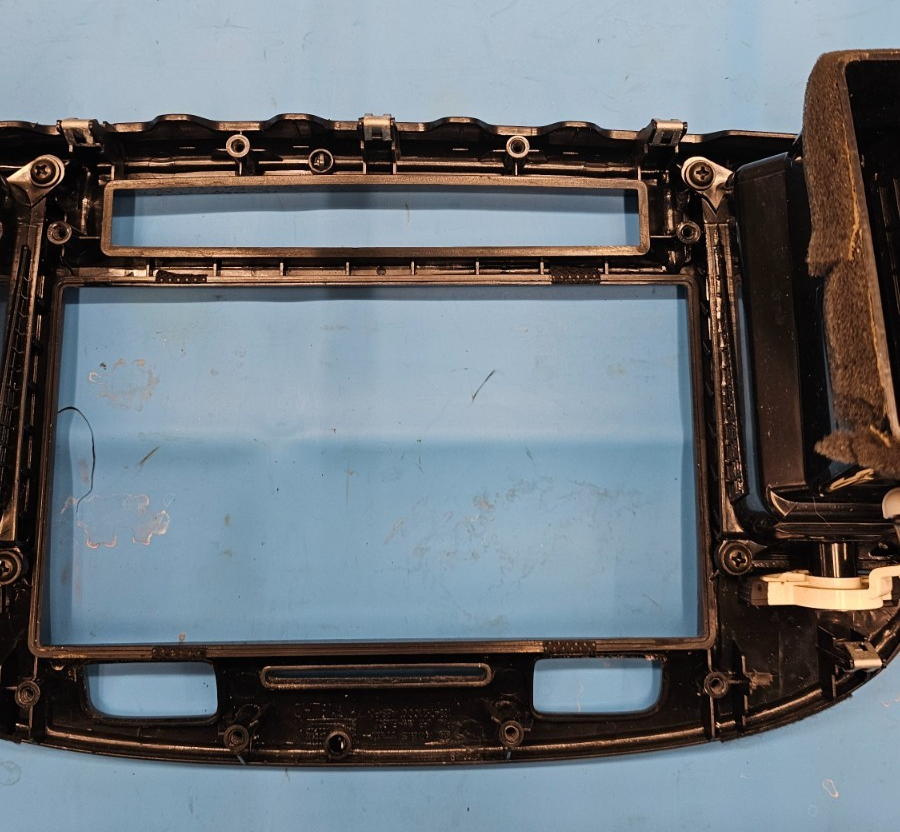 🔥06-11 Kia Rio Center Dash Trim AM FM Radio Stereo Display Bezel Climate Black