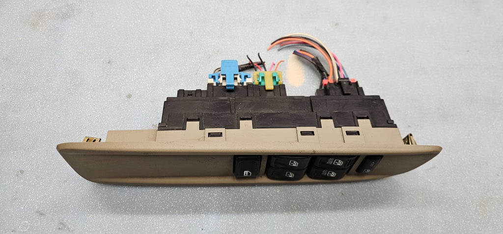 🔥02-05 GMC ENVOY Window Switch Front LEFT Master Driver Side DARK TAN WS22