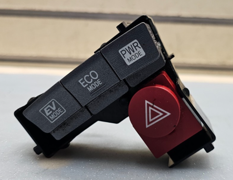 🔥2012-2015 Toyota Prius  OEM hazard and drive mode switch assembly