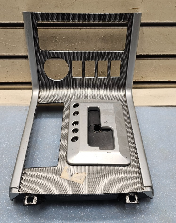 🔥05-12 NISSAN PATHFINDER CENTER CONSOLE SHIFTER SHIFT STORAGE BEZEL TRIM SILVER