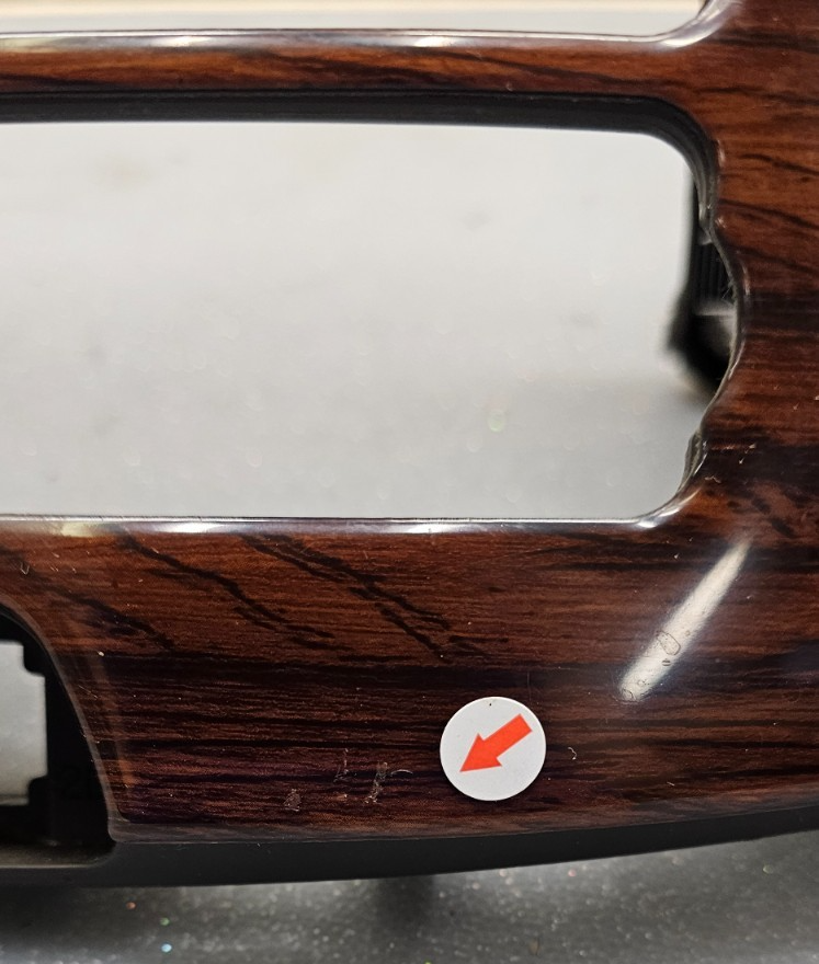 🔥07-10 Elantra Dash FM Radio Display Stereo Bezel Trim Instrument Panel Wood