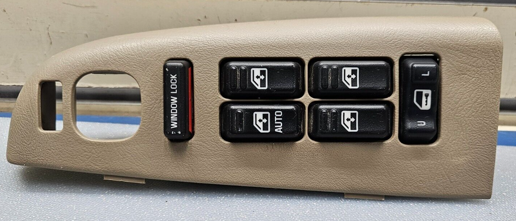 🔥99-02 Tahoe Suburban Yukon Left Driver Master Power Window Switch Assembly TAN