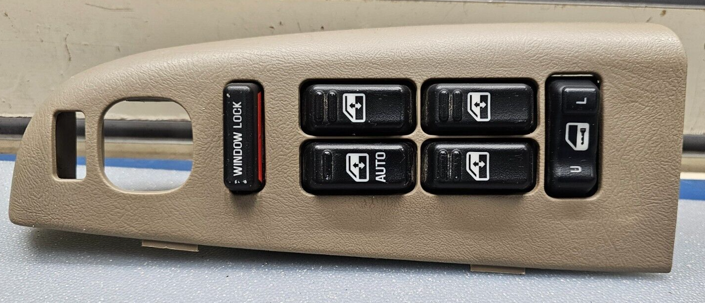 🔥99-02 Tahoe Suburban Yukon Left Driver Master Power Window Switch Assembly TAN