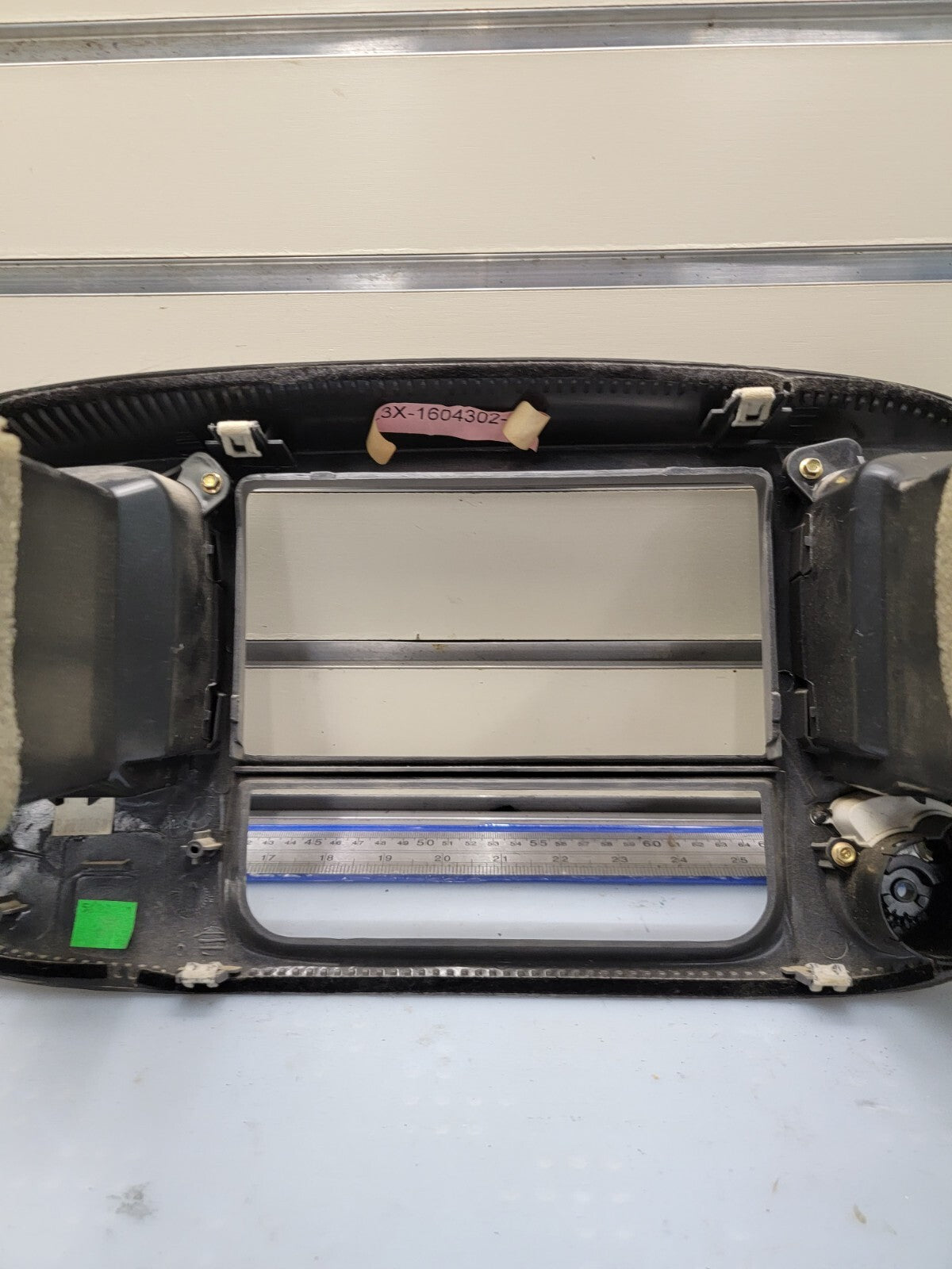 🔥97-03 Ford F150 Center Dash Radio Climate Trim BEZEL Panel AIRBG Line GRAY