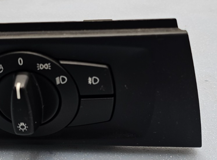 🔥07-13 BMW E92 E93 335i HEADLIGHT FOG LIGHT CONTROL SWITCH W TRIM OEM