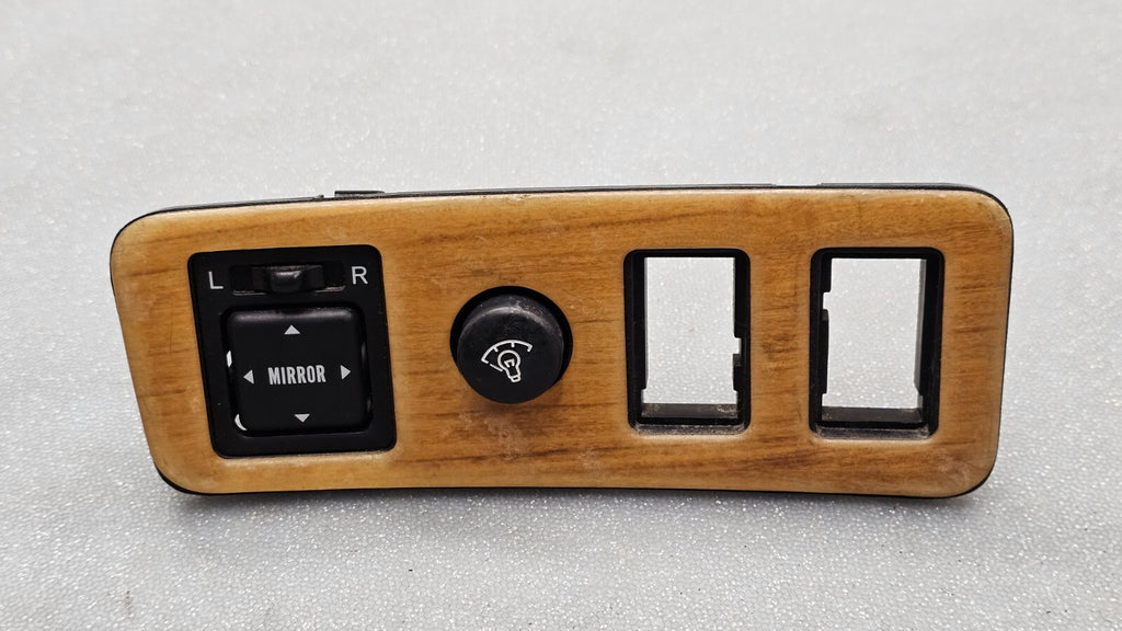 🔥97-01 ​Camry Dash Dimmer Power Mirror Control Switch Bezel Assembly Wood OEM