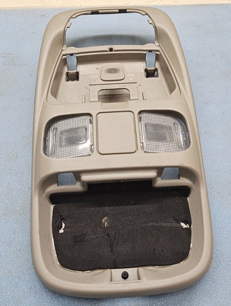 🔥98-01 Dodge Ram Overhead Console Storage Dome Map Light Lamp Assembly TAN