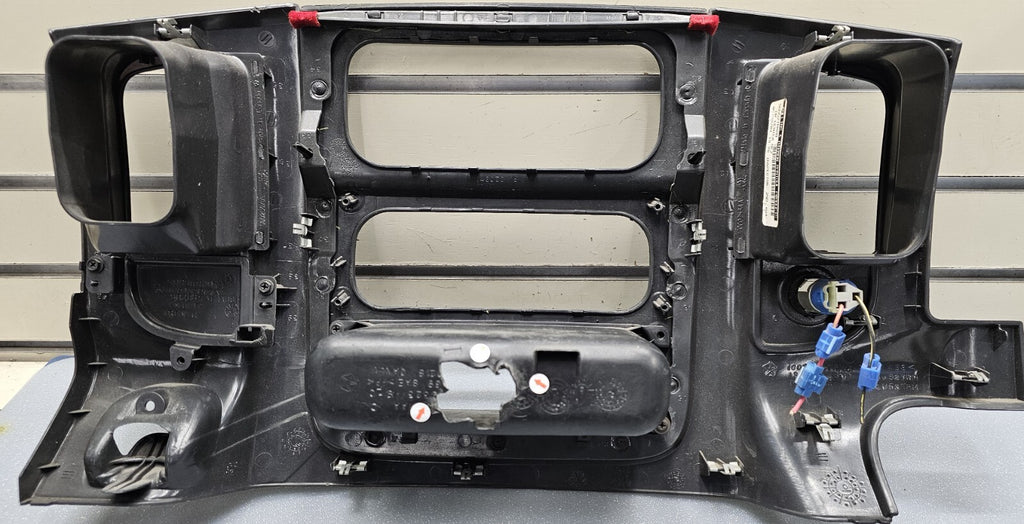 🔥02-05 Dodge RAM Dash RADIO Audio Stereo Bezel Climate Trim Panel Black B10