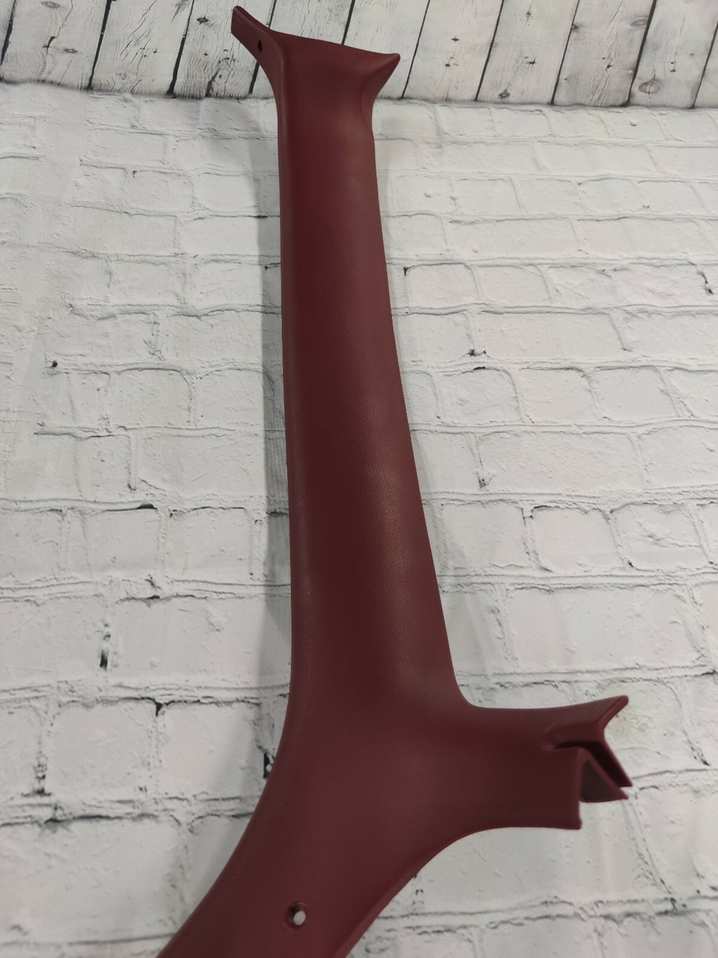 🔥92-96 Ford F150 F250 BRONCO A Pillar Passenger RIGHT Roof Trim Molding RED p1