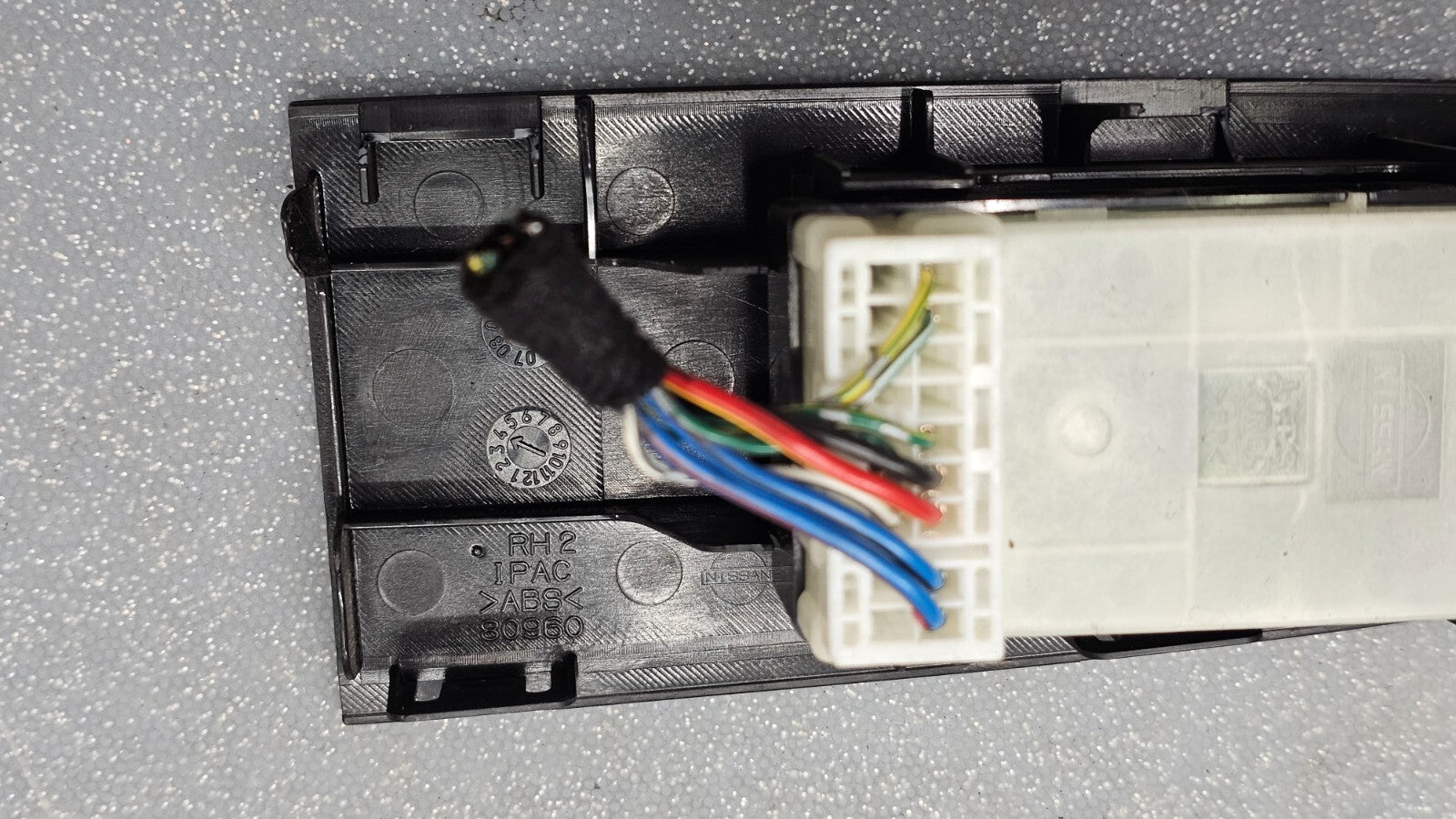 🔥 07-12 NISSAN ALTIMA FRONT RIGHT PASSENGER WINDOW SWITCH BLACK OEM