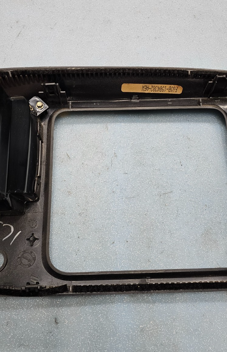 🔥97-03 Ford F150 Center Dash FM Radio Climate Trim Stereo BEZEL Panel DK TAN B1
