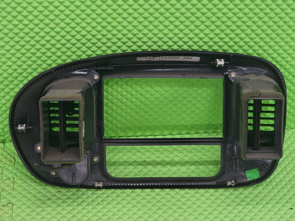 🔥97-03 Ford F150 Center Dash Radio Climate BEZEL TRIM Panel 🔴AIRBG Line Tan B1