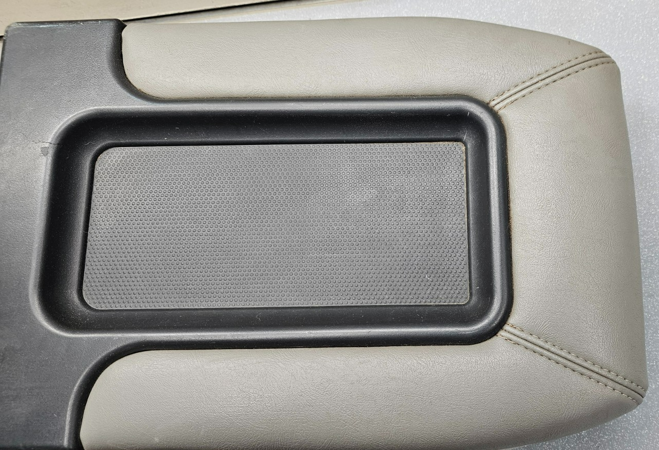 🔥99-06 SILVERADO SIERRA Center Console JUMP SEAT Armrest Leather Gray JS4