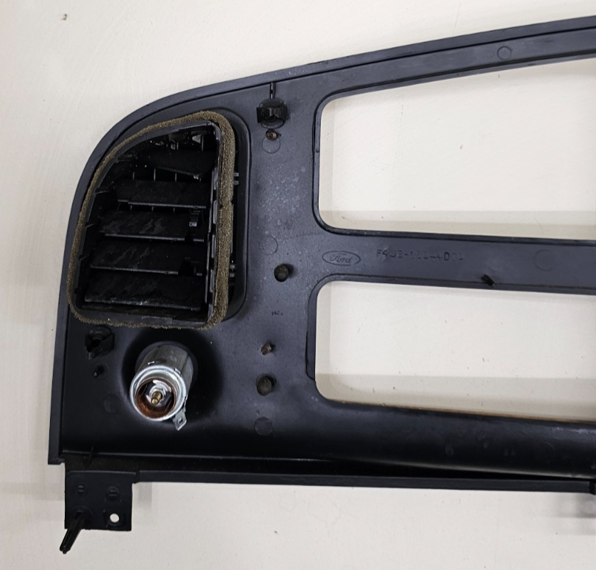 🔥92-96 Ford E-150 Econoline Dash Instrument Cluster Speedometer Bezel OEM Wood