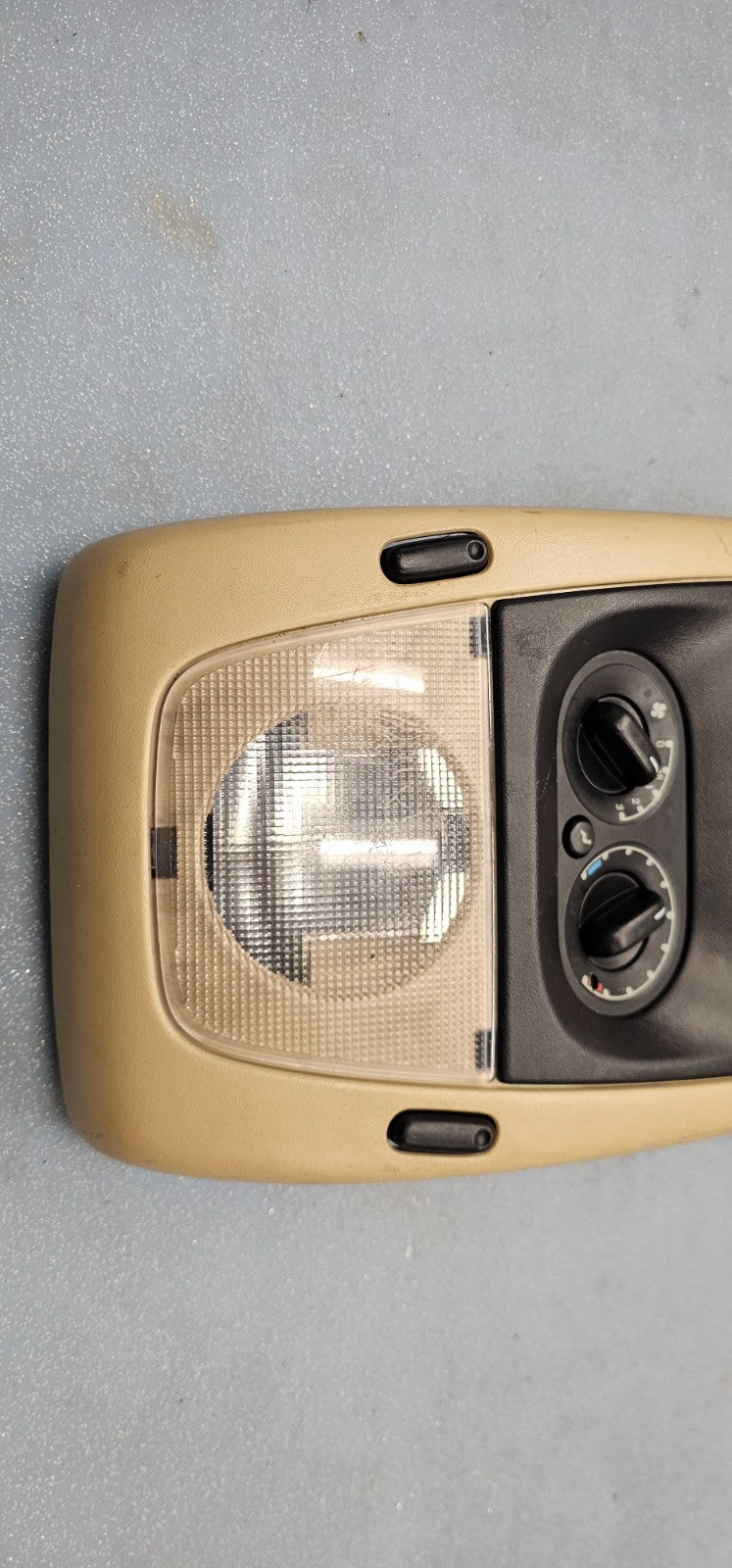 06-10 Explorer Overhead Console Dome Map Light Lamp Climate Control Assembly Tan