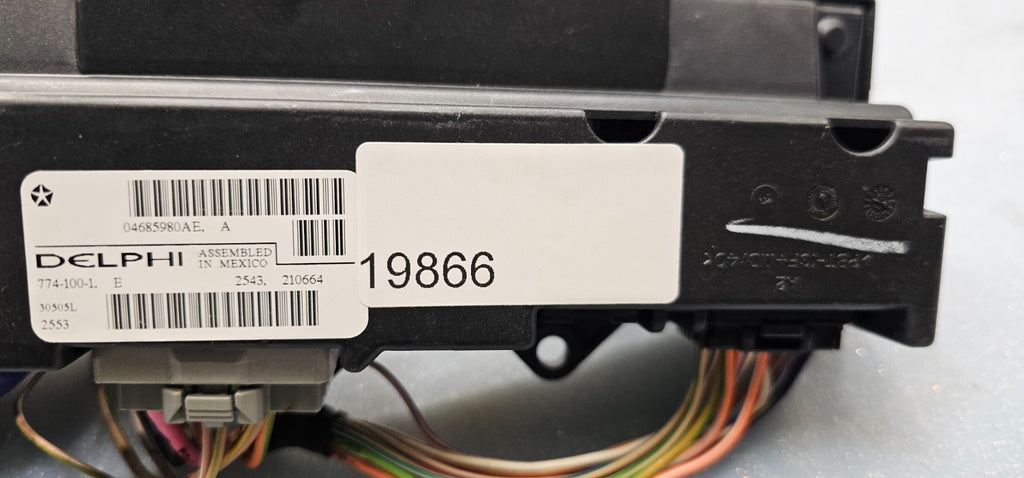 🔥04-06 Chrysler Pacifica Left Driver Master Power Window Switch Assembly Black