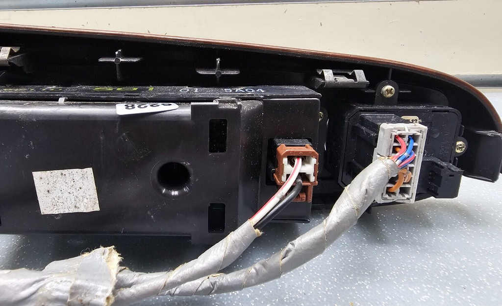01-06 Acura MDX Left Driver Master Power Window Control Switch Assembly Wood OEM