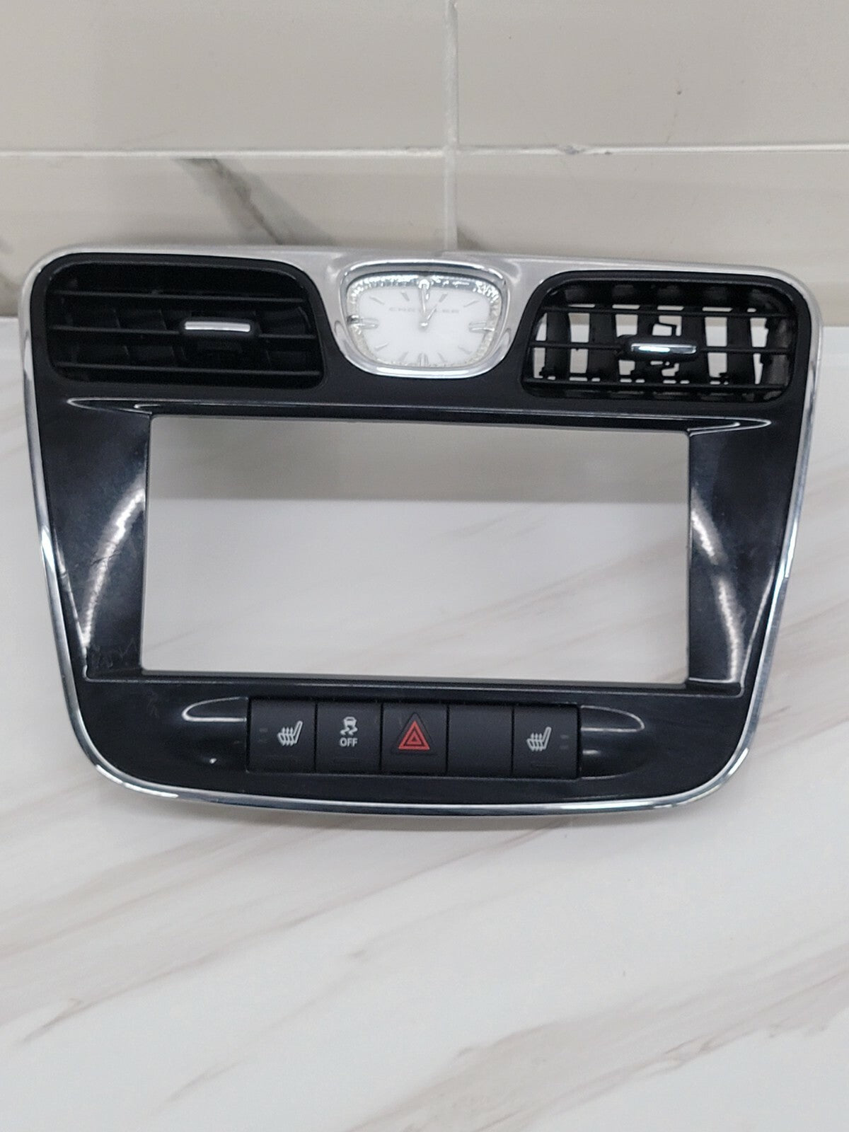 🔥11-14 Chrysler 200 Radio Climate Dash Trim Bezel with Traction Control Clock