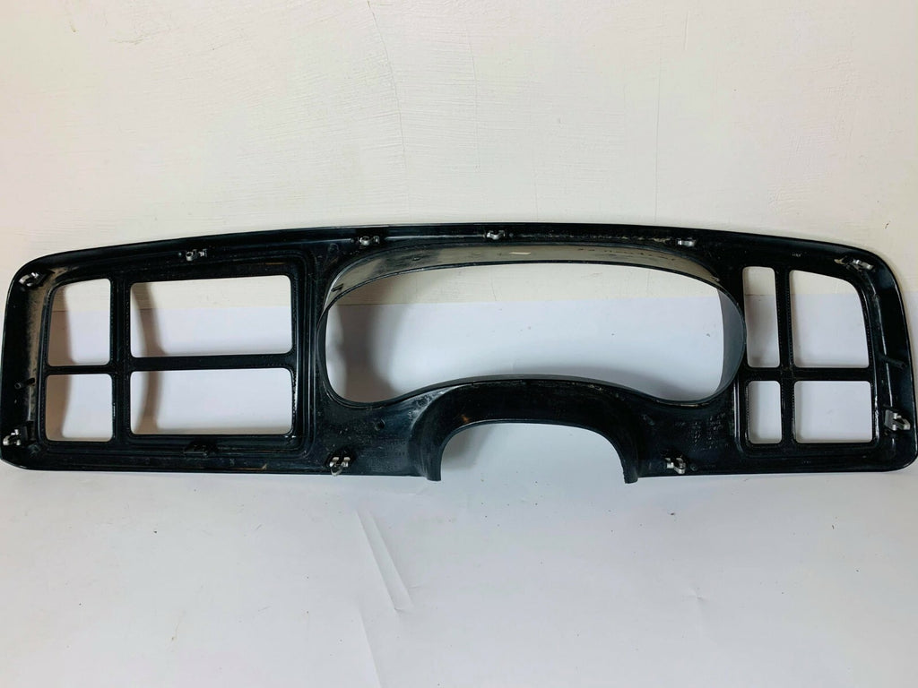 🔥99-02 CHEVY GMC Instrument Cluster Speedo Dash Trim Panel Radio Bezel GRAY C4