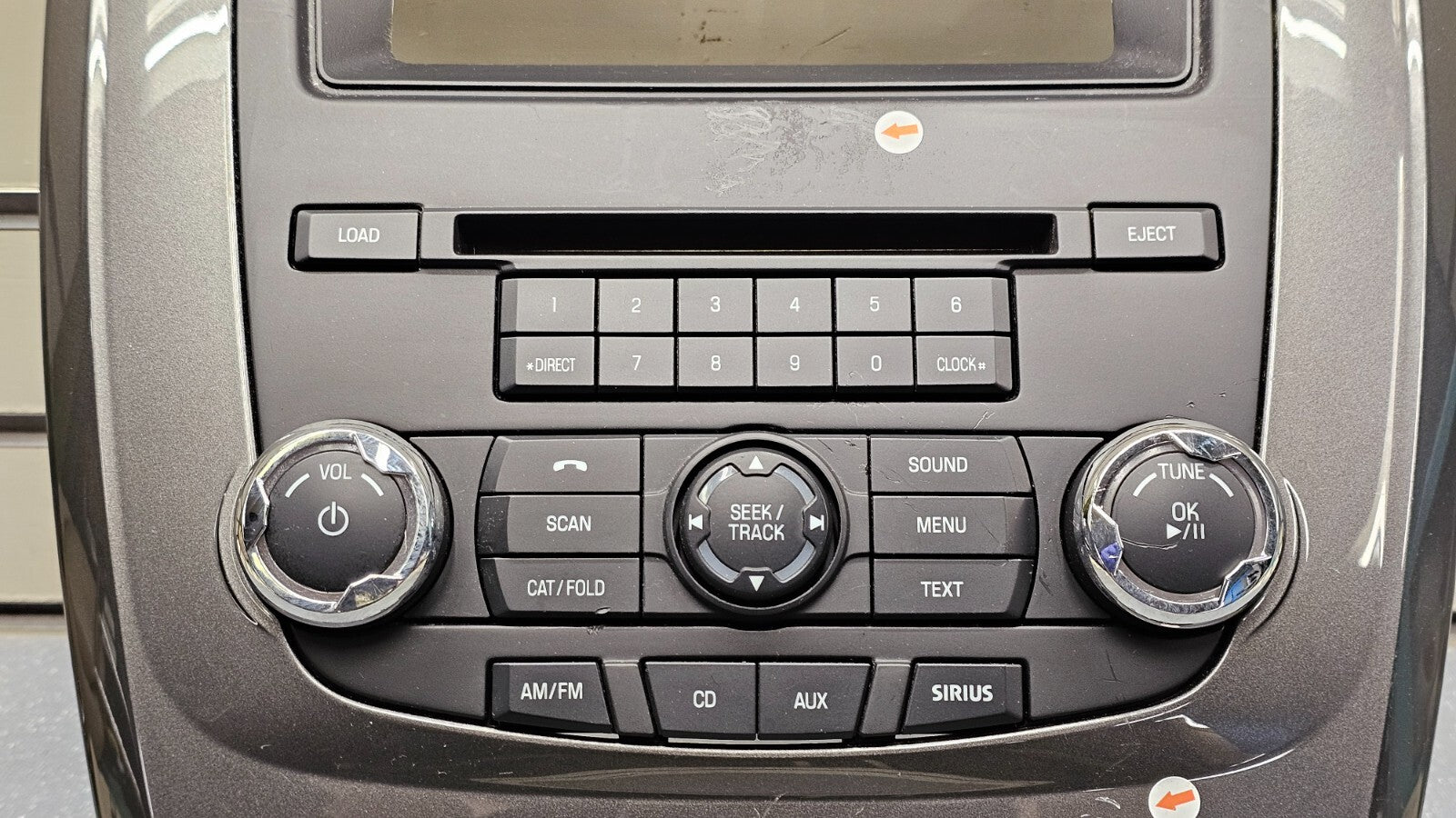 🔥10-12 Fusion Milan AM FM Radio Stereo Climate Control Trim Panel Bezel Gray