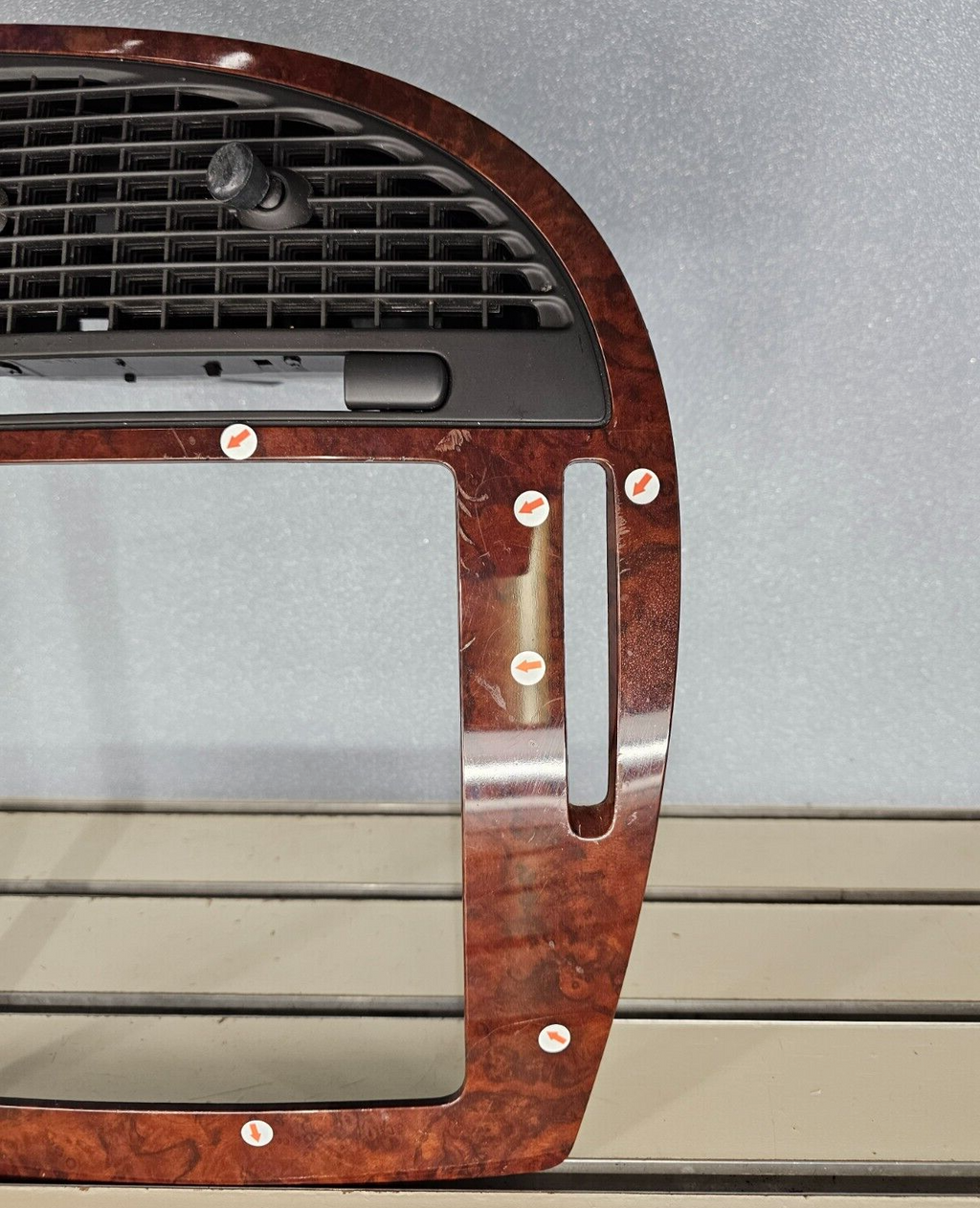 🔥05-09 Saab 9-7x Front Center Dash Radio Stereo Display Trim Panel Bezel Wood