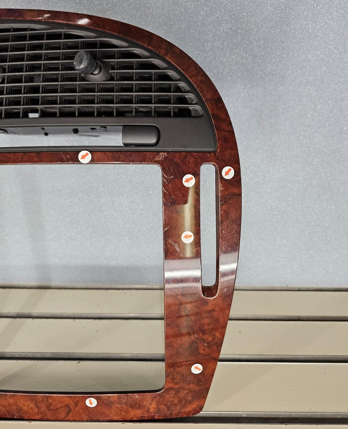 🔥05-09 Saab 9-7x Front Center Dash Radio Stereo Display Trim Panel Bezel Wood