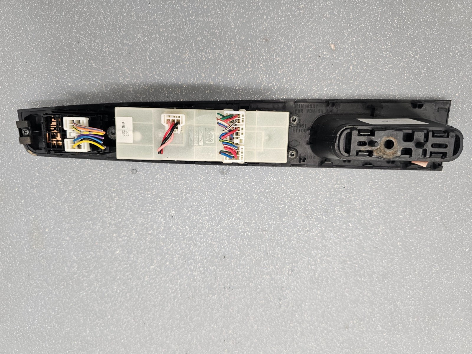 07-10 Nissan Sentra Front Left Driver Master Power Window Switch Assembly Black