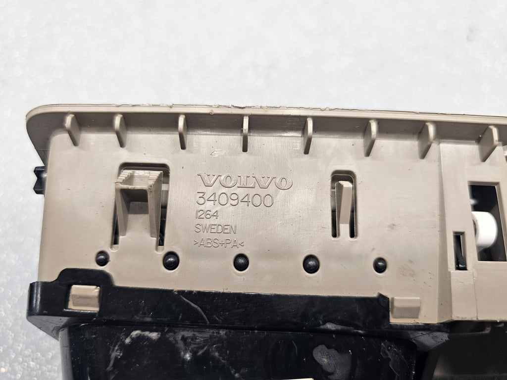 🔥03-14 Volvo XC90 Center Dash AC Heater Air Vents Conditioning Filter Bezel Tan