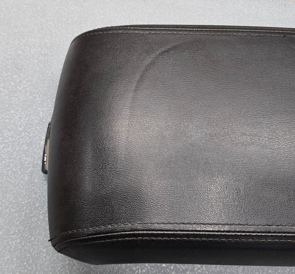 07-10 Lincoln MKX Console Lid Pull Cover Top Pad Leather Arm Rest Assembly Black