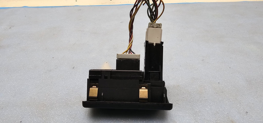 🔥98-02 Honda Accord Center Dash Clock Hazard Switch Board Digital Button Black