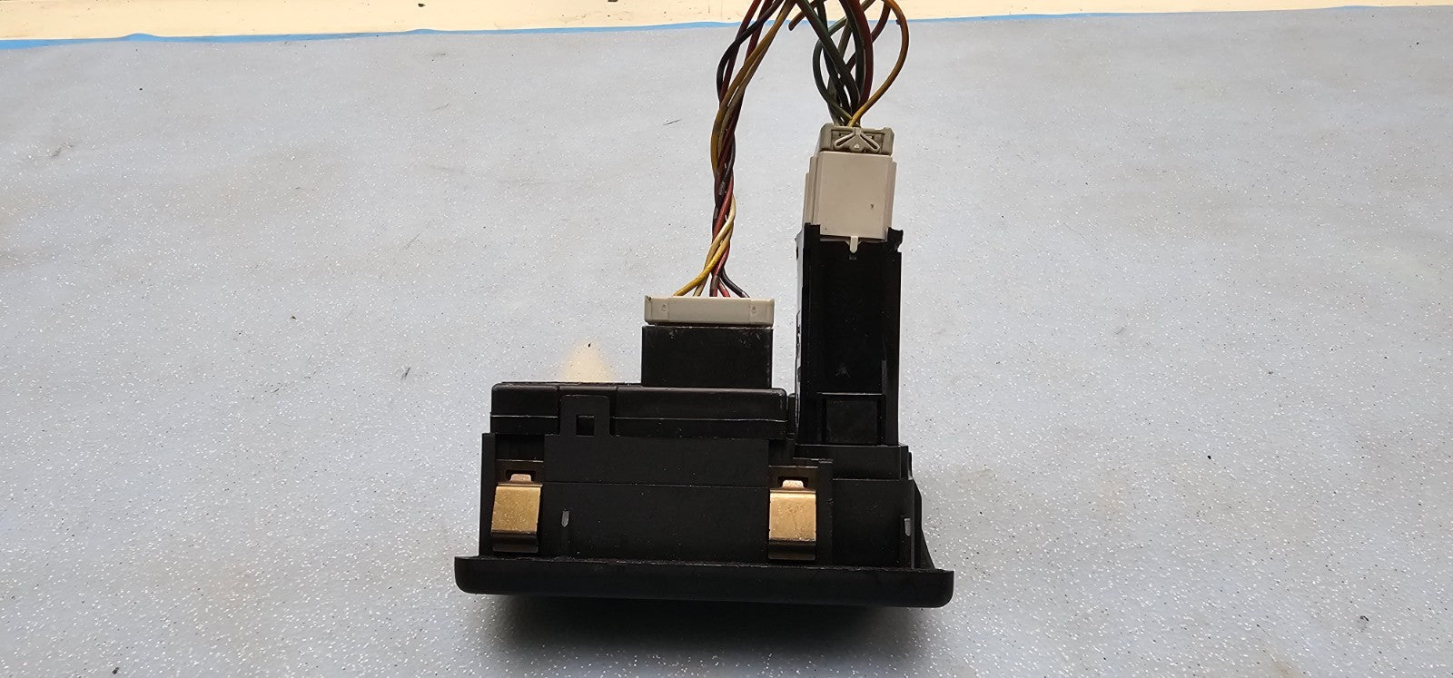🔥98-02 Honda Accord Center Dash Clock Hazard Switch Board Digital Button Black