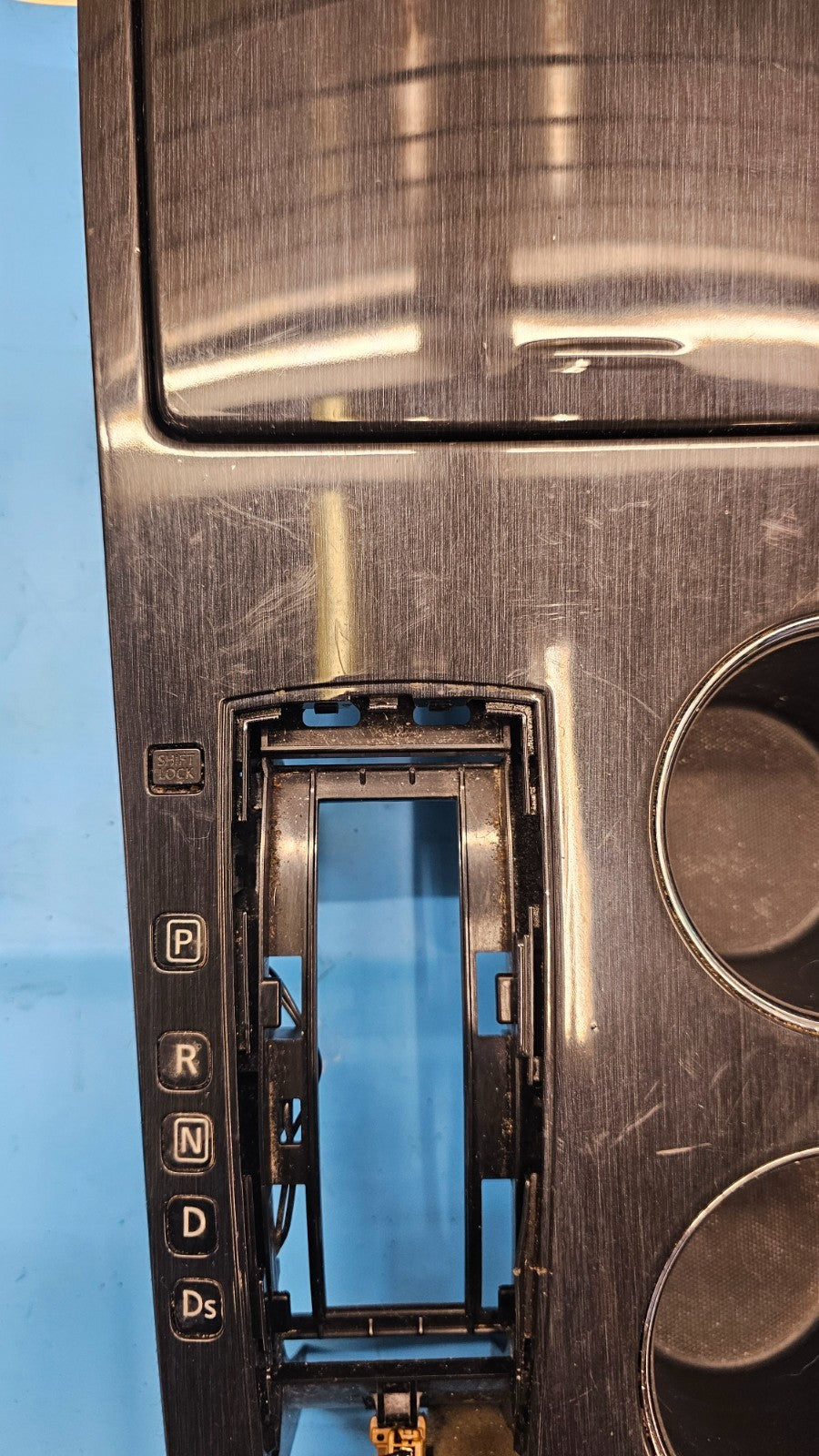🔥13-15 Altima Center Console Gear Shifter Trim Bezel Cup Drink Holder Black OEM