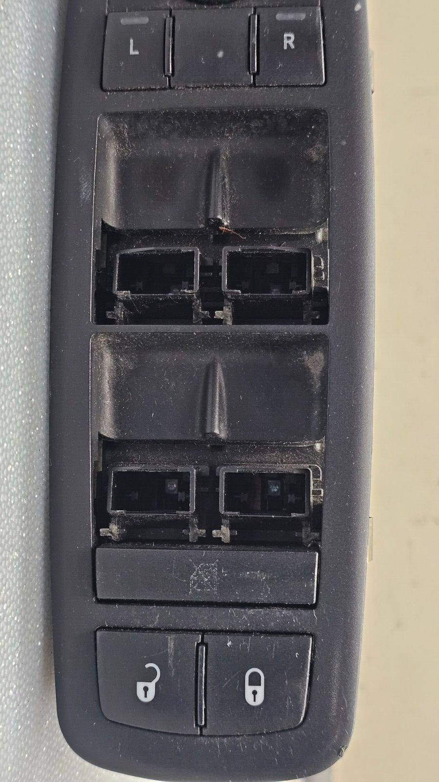 🔥08-20 Grand Caravan Town Country Master Left Driver Window Switch BLACK WS29