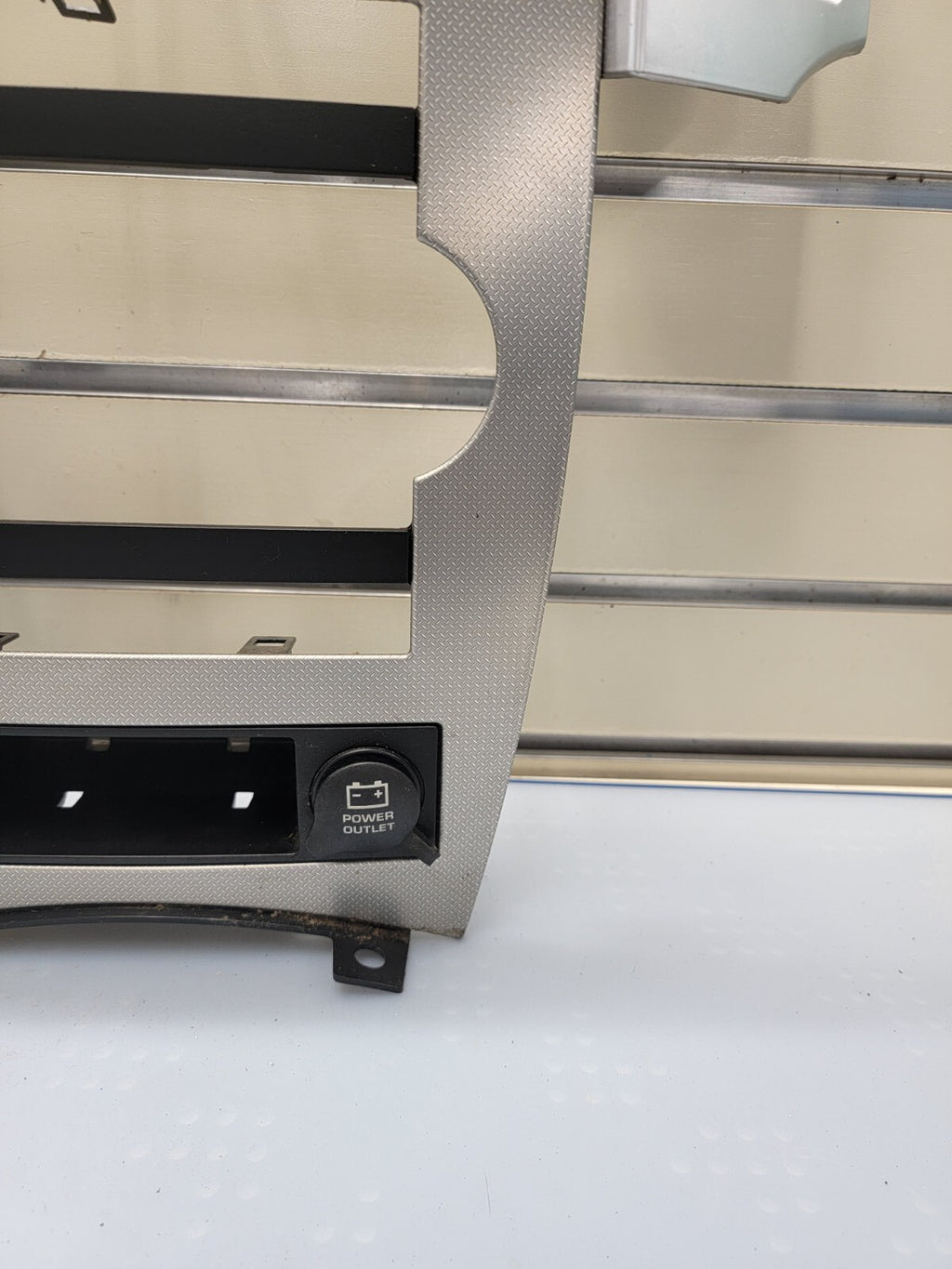 🔥08-10 JEEP GRAND CHEROKEE AC HEATER CONTROL RADIO DASH BEZEL TRIM VENTS SILVER