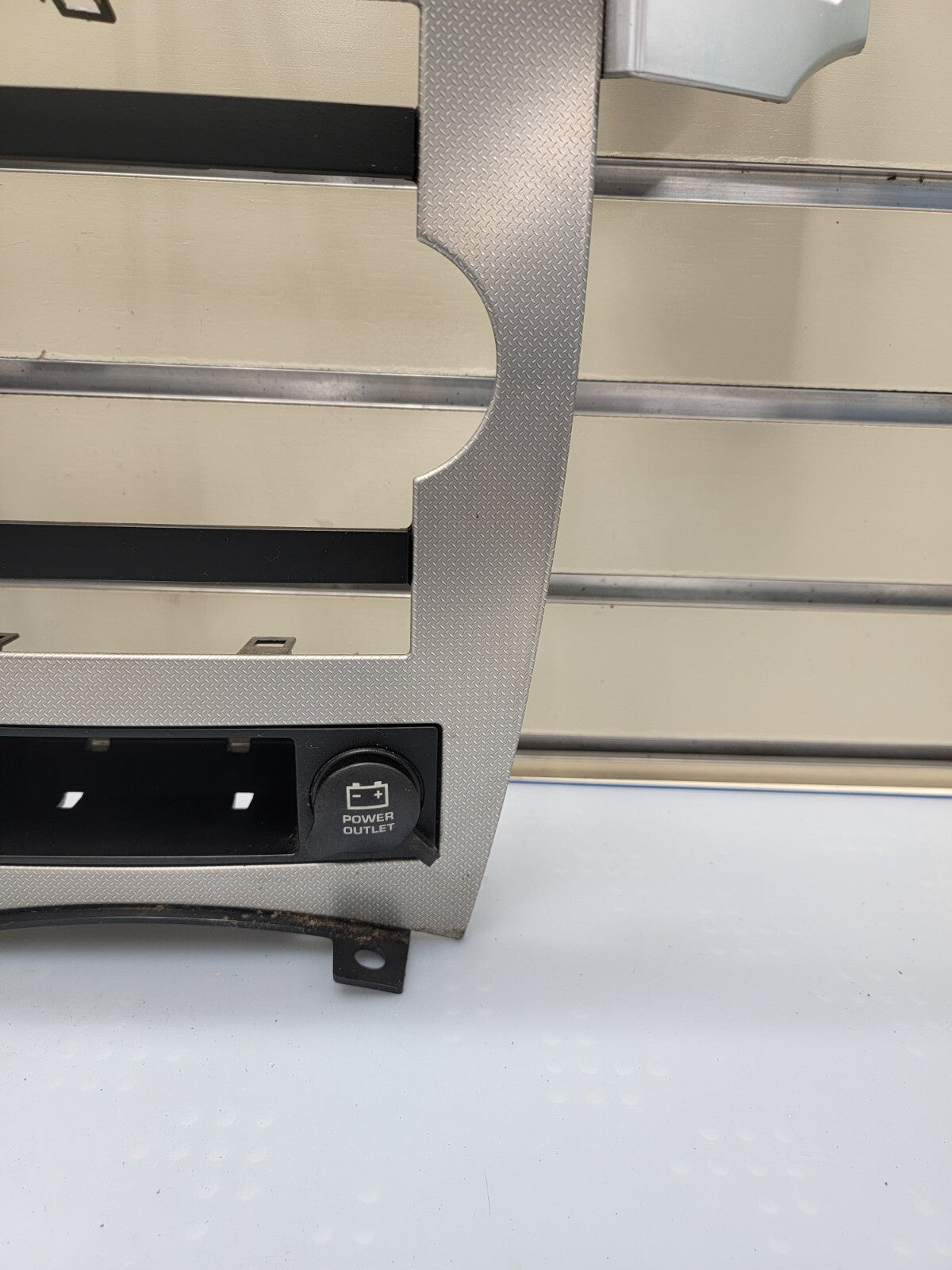 🔥08-10 JEEP GRAND CHEROKEE AC HEATER CONTROL RADIO DASH BEZEL TRIM VENTS SILVER