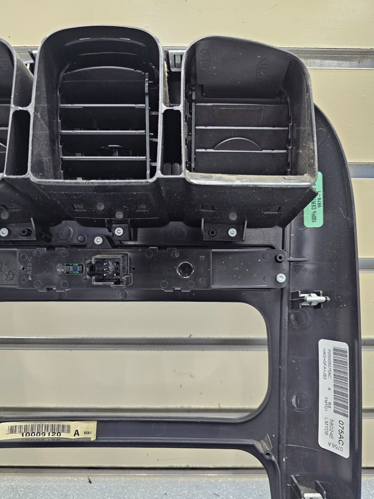01-07 Caravan Town & Country Voyager Dash Radio Climate TRIM Bezel Carbon BLACK